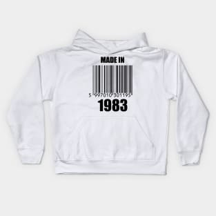 Made in 1983 Kids Hoodie